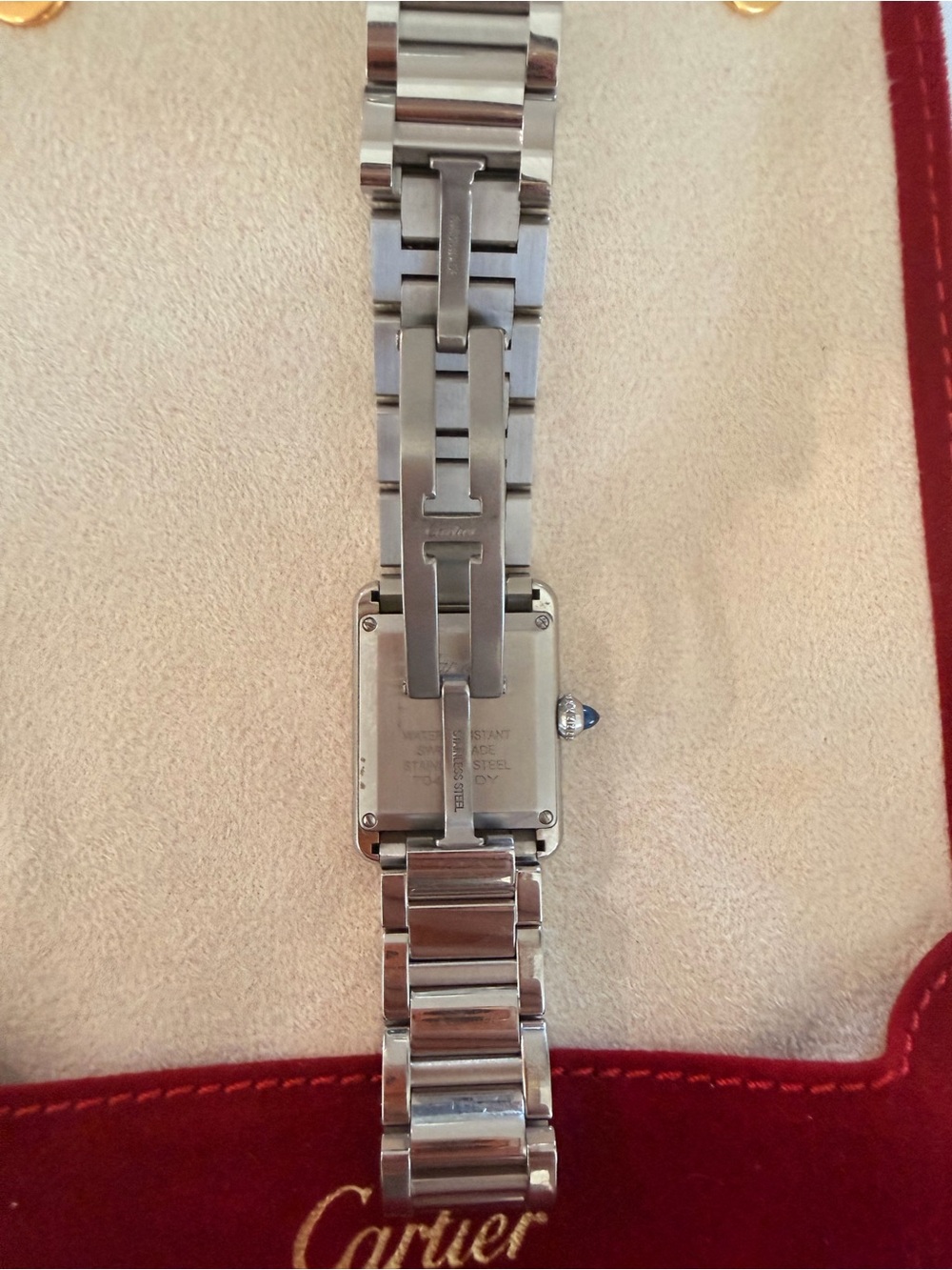 Cartier Tank Must De Cartier Watch Small Silver Roman Dial Steel Watch Ref 4322 - Picture 8 of 8